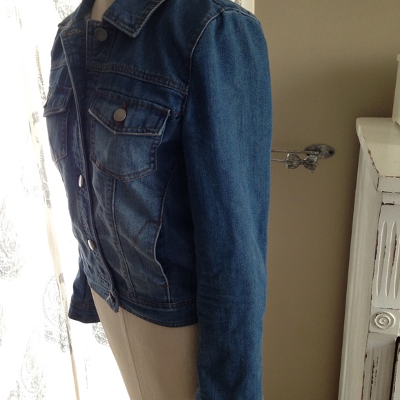 Nordstrom fire Los Angeles denim jean jacket S - Picture 2 of 4