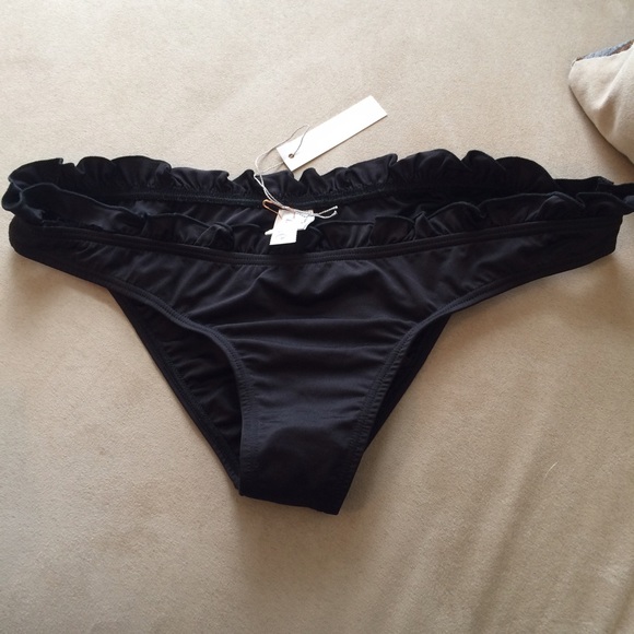 Zinke black bikini bottom