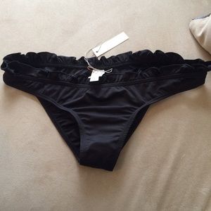 Zinke black bikini bottom