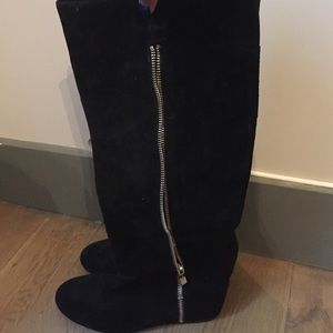 BCBGeneration Suede Black Boots