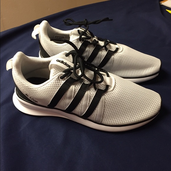 White Adidas SL Loop Men's 7.5