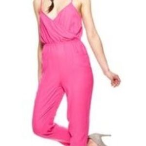 Hot pink jumpsuit