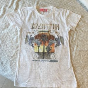 Lux burnout Led Zeppelin tee shirt.