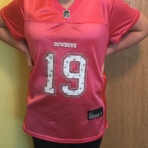 Pink Reebok Cowboys Jersey Medium