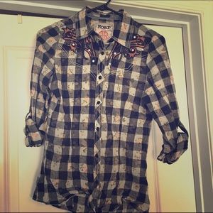 Roar button up shirt