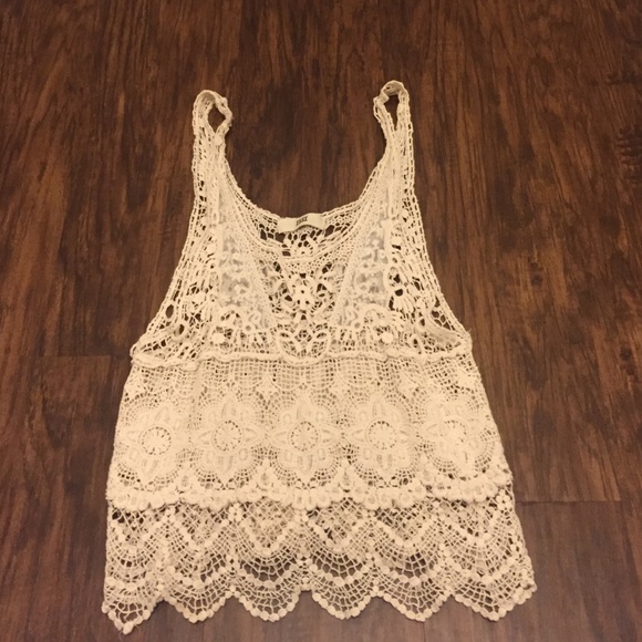 Sheer tank crop top