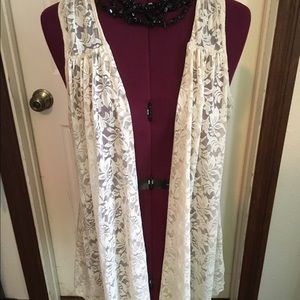 Lace vest