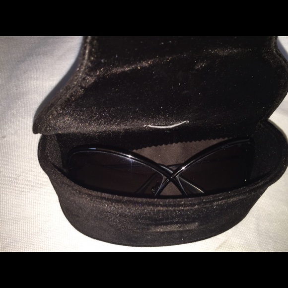 Tom Ford grey tinted sunglasses. Case included.