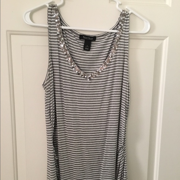 White House Black Market Tops - White House Black Market Sleeveless, Sequined Top