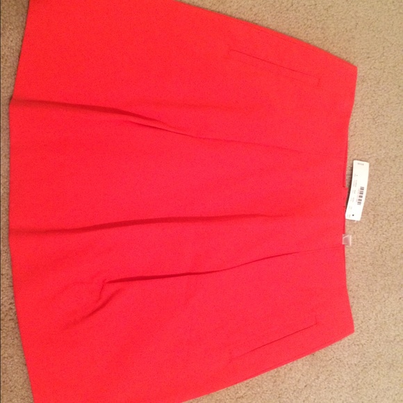 J. Crew coral mini skirt. Never been worn!
