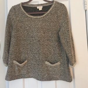Anthropologie Beaded Sweater