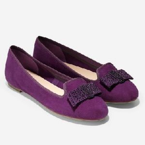 Cole Haan "Morgan" slipper in elderberry NEW