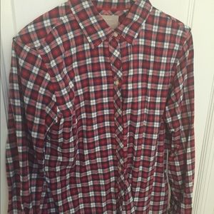 Banana Republic plaid shirt M