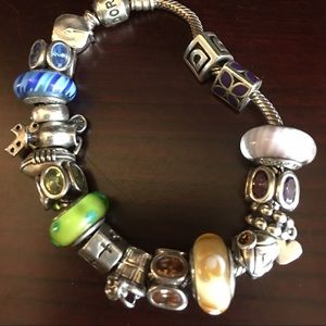 Pandora bracelet and charms!