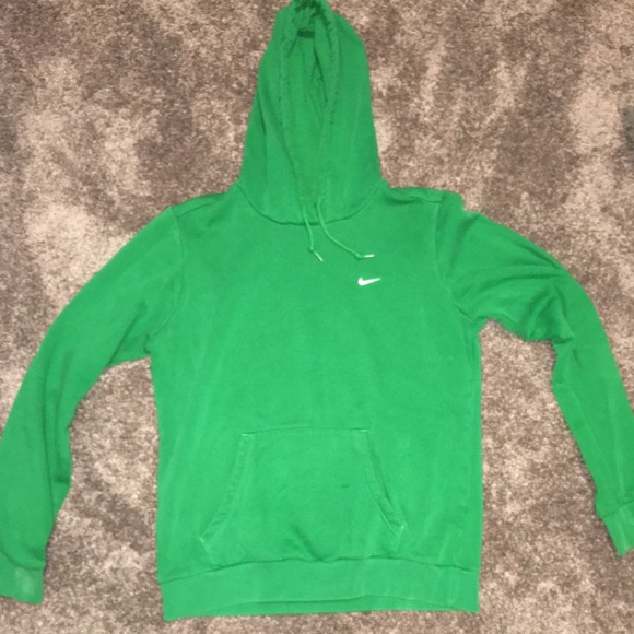 Green Nike hoodie