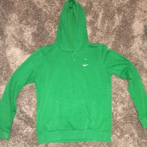 Green Nike hoodie