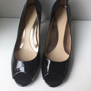 Calvin Klein Patent Leather Black Pumps size 11 M