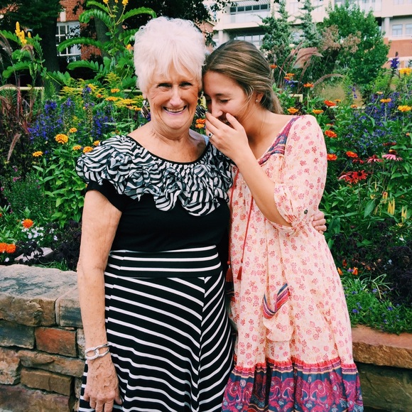 FP Floral Peasant Dress
