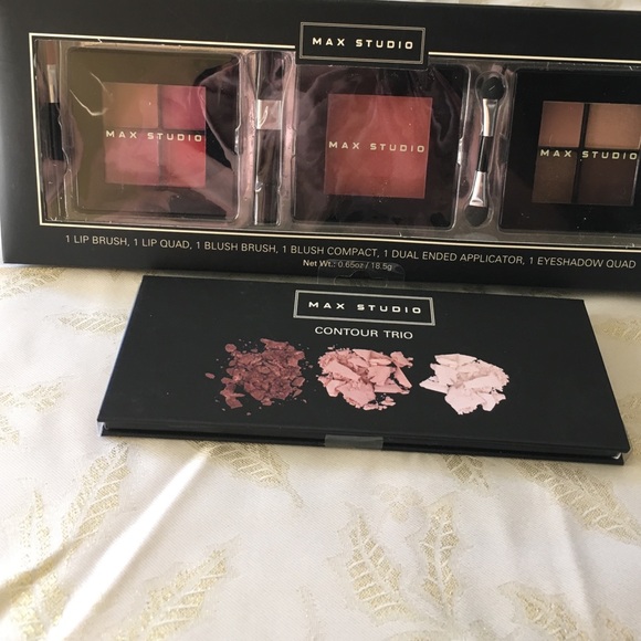 Max Studio Other - Max Studio Contour Trio & Lip, Eyeshadow  &Blush