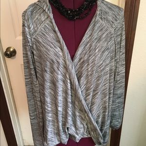 Cross over blouse