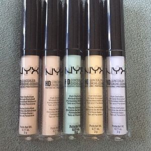 Nyx Concealers and Color Correctors