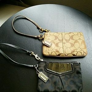Coach wristlets - Authentic