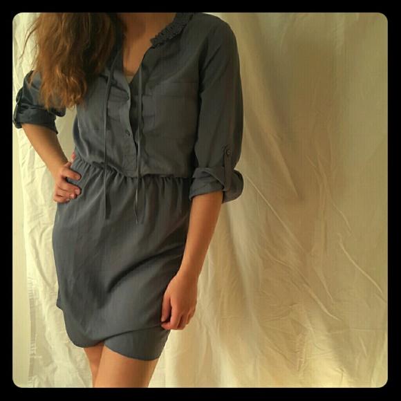 LC Lauren Conrad Steal Grey Dress