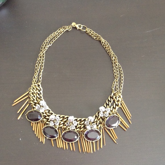 LOFT Mixed Metal Statement Necklace