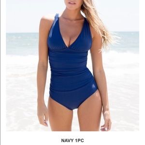 Cabana Life navy one piece. (Never worn)