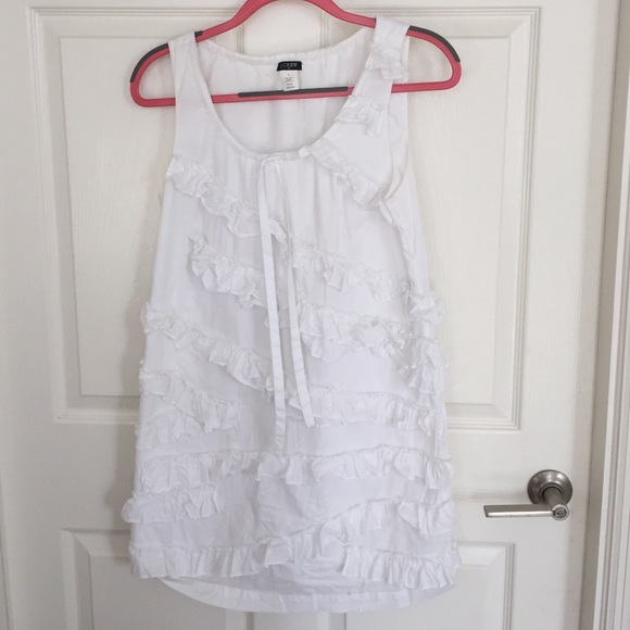 🌸 NOW ON CLEARANCE! White J Crew Sundress 🌸