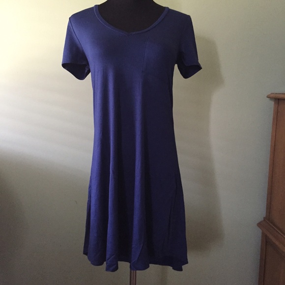 Last chance sale! navy scoop neck dress - Picture 2 of 3