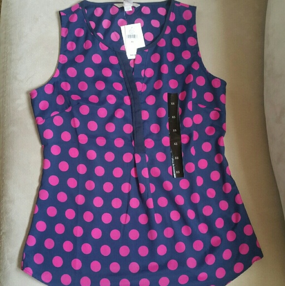 Banana Republic Polk-a-dot top