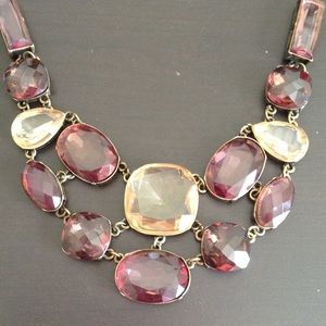 LOFT Purple Statement Necklace