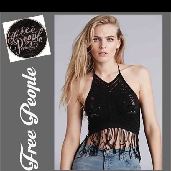 NWT | Free People Fringe Crop Top