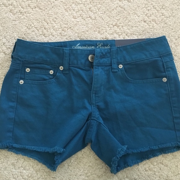 Blue American eagle shorts