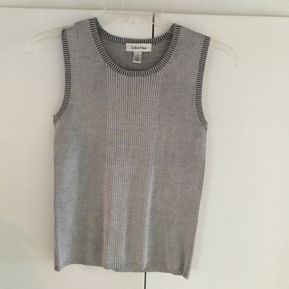 Silver tank top