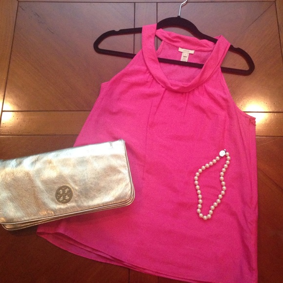 J. Crew Tops - Jcrew hot pink tank top