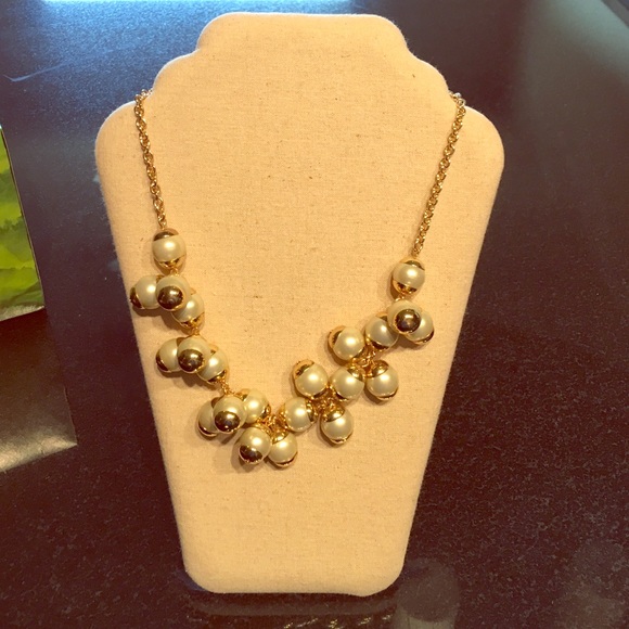J. Crew Jewelry - Jcrew Pearl Cluster Necklace