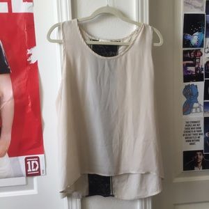Sheer Sleeveless Top