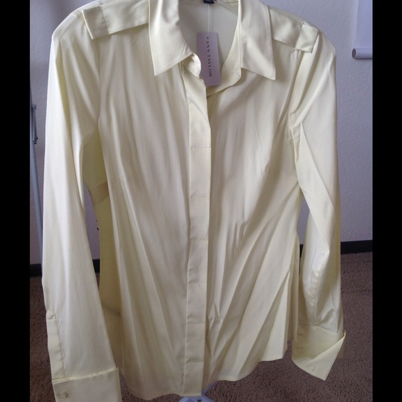 Brand New Ann Taylor Silk Shirt Size 0