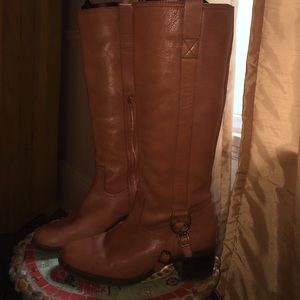 Leather Ralph Lauren boots