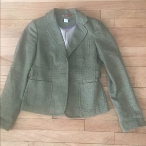 J.Crew Robert Noble Green Wool Blazer Jacket
