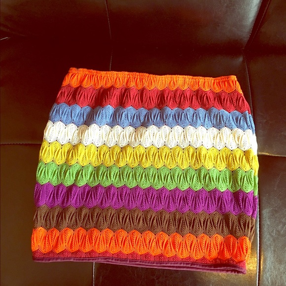 Striped Knit Skirt