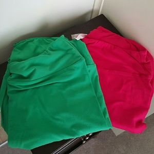 Lularoe red TC leggings