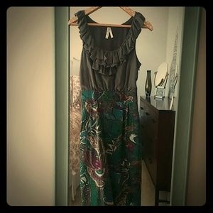 Anthropologie Maeve Seaside Fields Dress