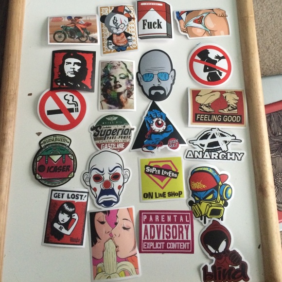 Brandy Melville Accessories - 21 stickers! variety set