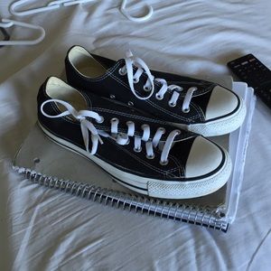 Black and White Converse