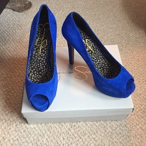 Jessica Simpson Electric Blue Pumps