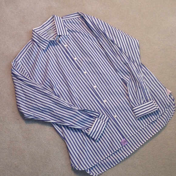 Thomas Pink Striped button down. Gorgeous!
