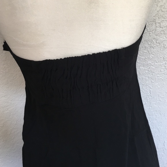 ❤️SOLD❤️Sisley Italy Black Halter Dress - Picture 2 of 4